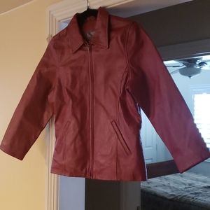 Children's Red Wilson's Leather Jacket